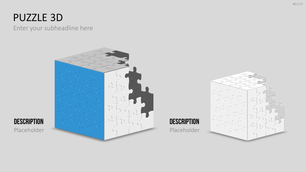 Puzzle - Toolbox 3D PowerPoint-Vorlage