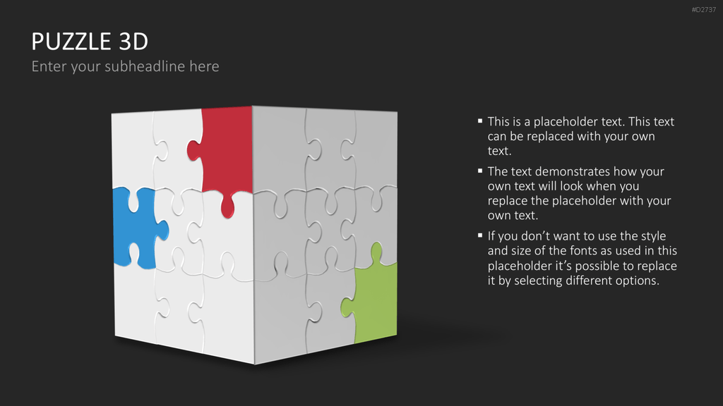 Puzzle - Toolbox 3D PowerPoint-Vorlage