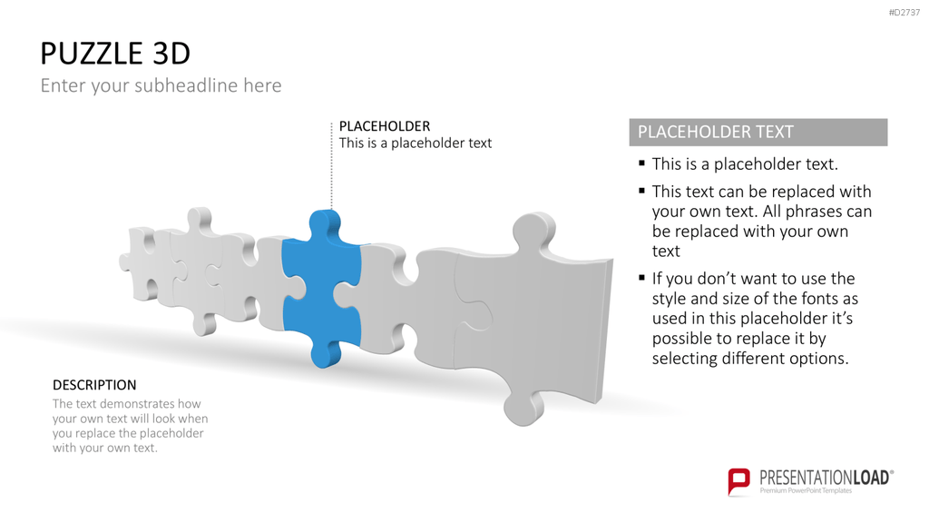 Puzzle - Toolbox 3D PowerPoint-Vorlage