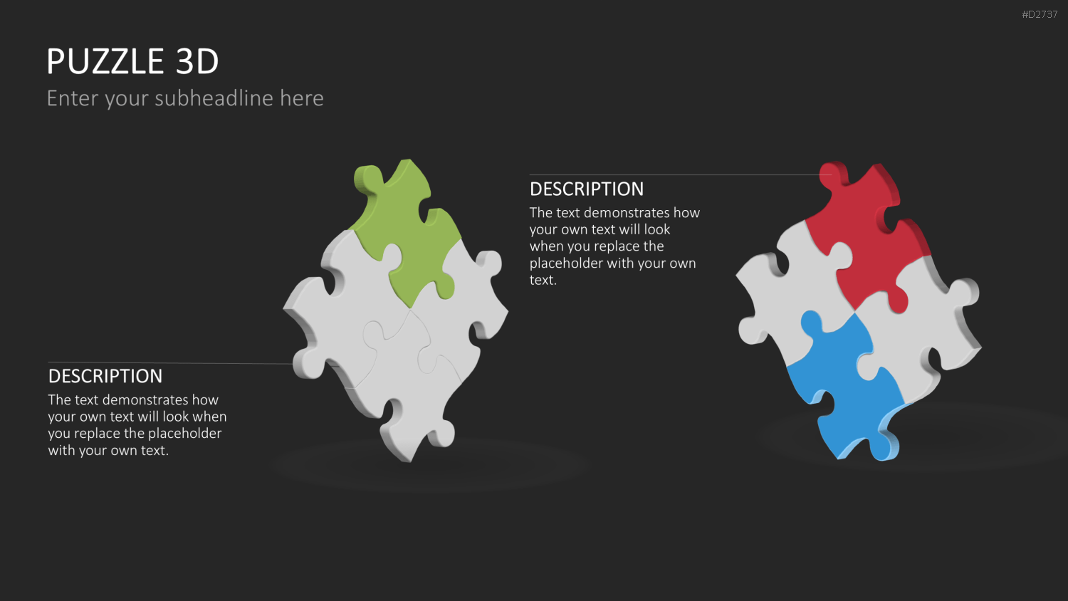 Puzzle - Toolbox 3D PowerPoint-Vorlage