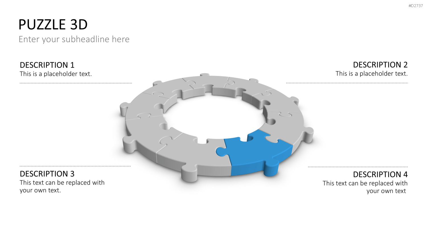 Puzzle - Toolbox 3D PowerPoint-Vorlage