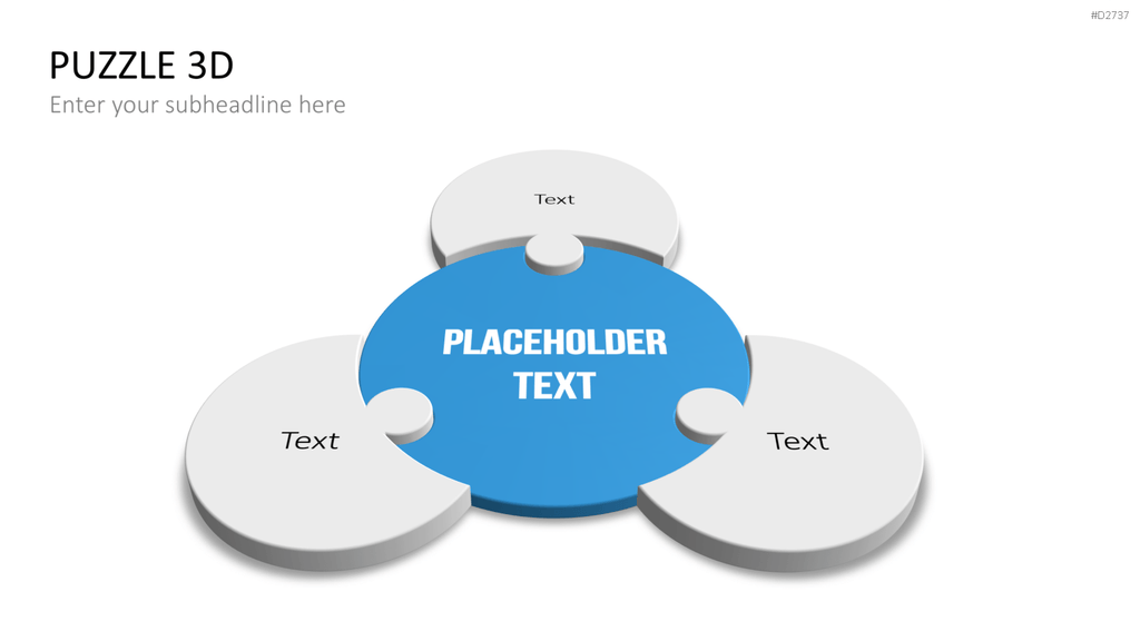 Puzzle - Toolbox 3D PowerPoint-Vorlage