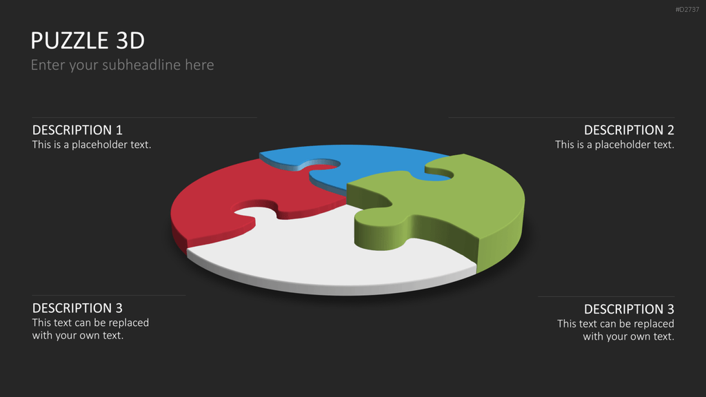 Puzzle - Toolbox 3D PowerPoint-Vorlage