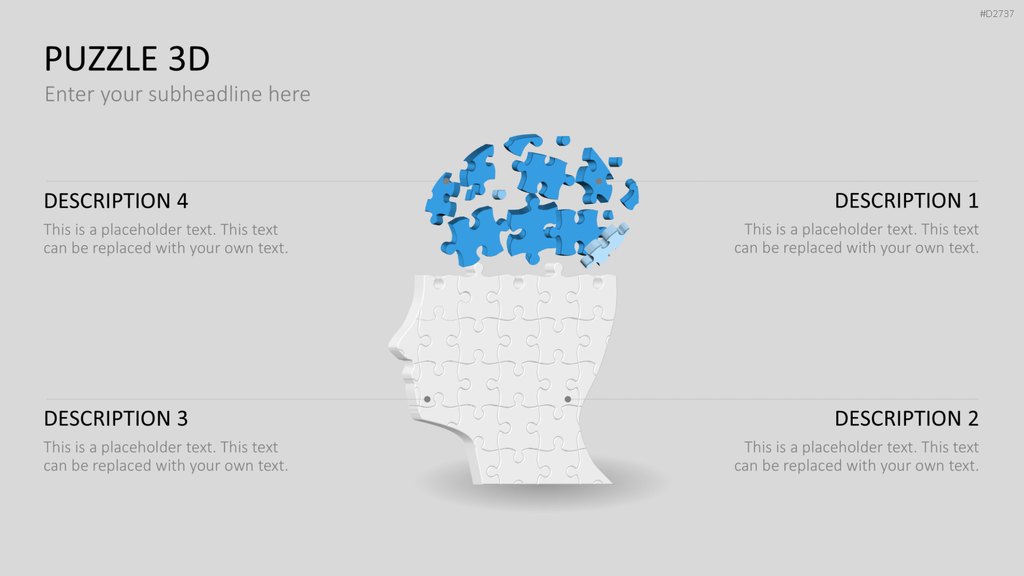 Puzzle - Toolbox 3D PowerPoint-Vorlage