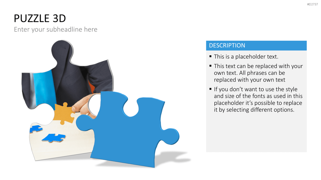 Puzzle - Toolbox 3D PowerPoint-Vorlage