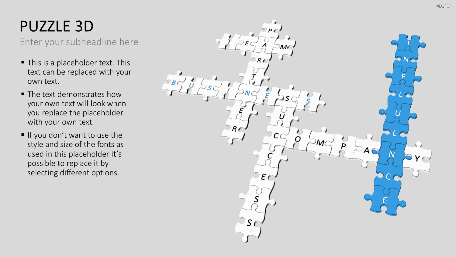 Puzzle - Toolbox 3D PowerPoint-Vorlage