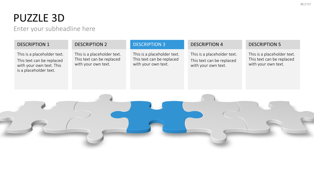 Puzzle - Toolbox 3D PowerPoint-Vorlage