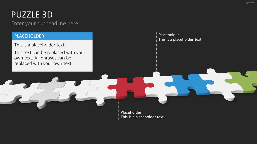 Puzzle - Toolbox 3D PowerPoint-Vorlage