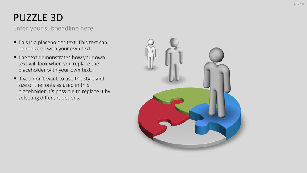 Puzzle - Toolbox 3D PowerPoint-Vorlage
