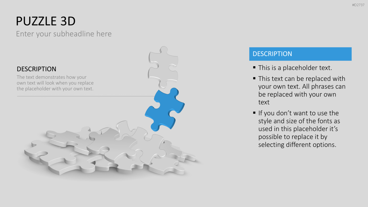 Puzzle - Toolbox 3D PowerPoint-Vorlage