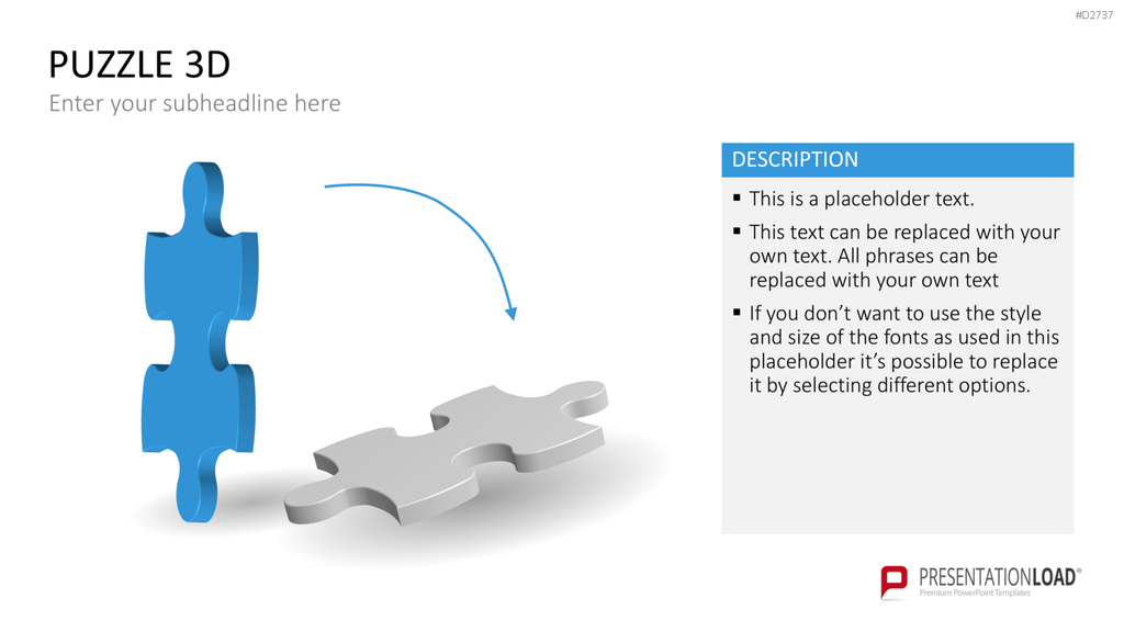 Puzzle - Toolbox 3D PowerPoint-Vorlage