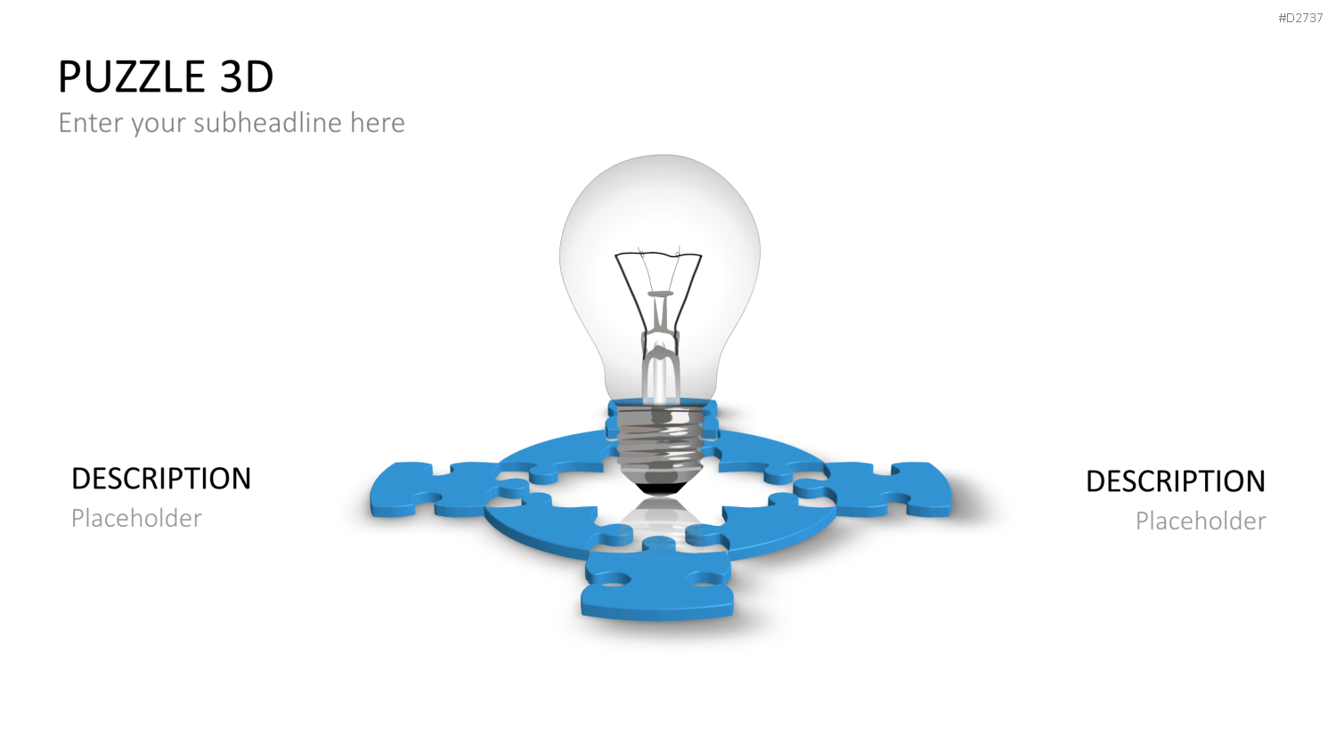 Puzzle - Toolbox 3D PowerPoint-Vorlage
