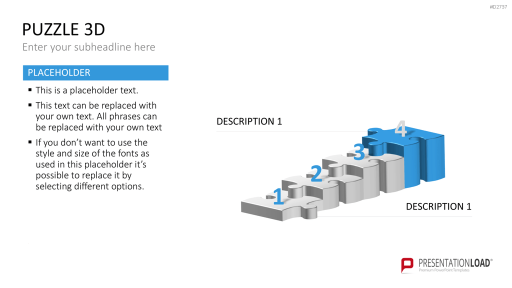Puzzle - Toolbox 3D PowerPoint-Vorlage