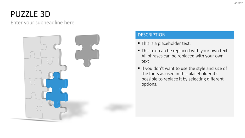 Puzzle - Toolbox 3D PowerPoint-Vorlage