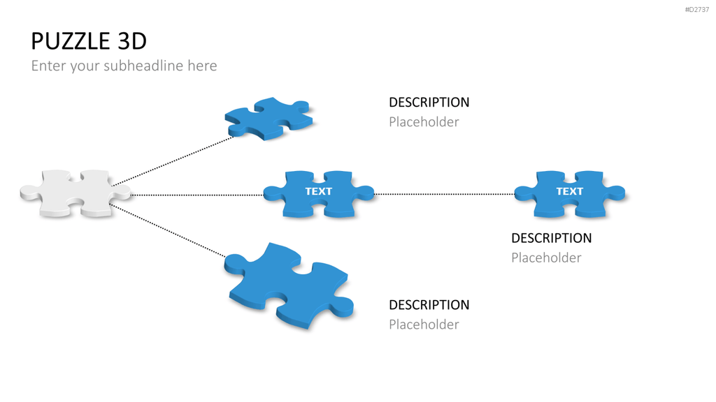 Puzzle - Toolbox 3D PowerPoint-Vorlage
