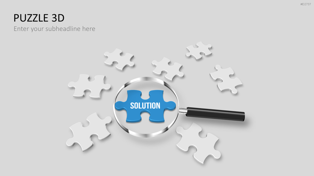 Puzzle - Toolbox 3D PowerPoint-Vorlage