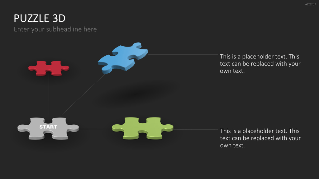 Puzzle - Toolbox 3D PowerPoint-Vorlage