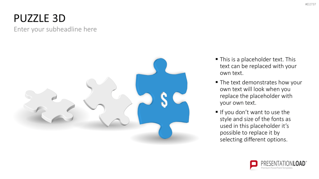 Puzzle - Toolbox 3D PowerPoint-Vorlage