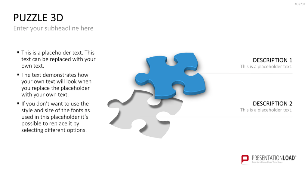 Puzzle - Toolbox 3D PowerPoint-Vorlage