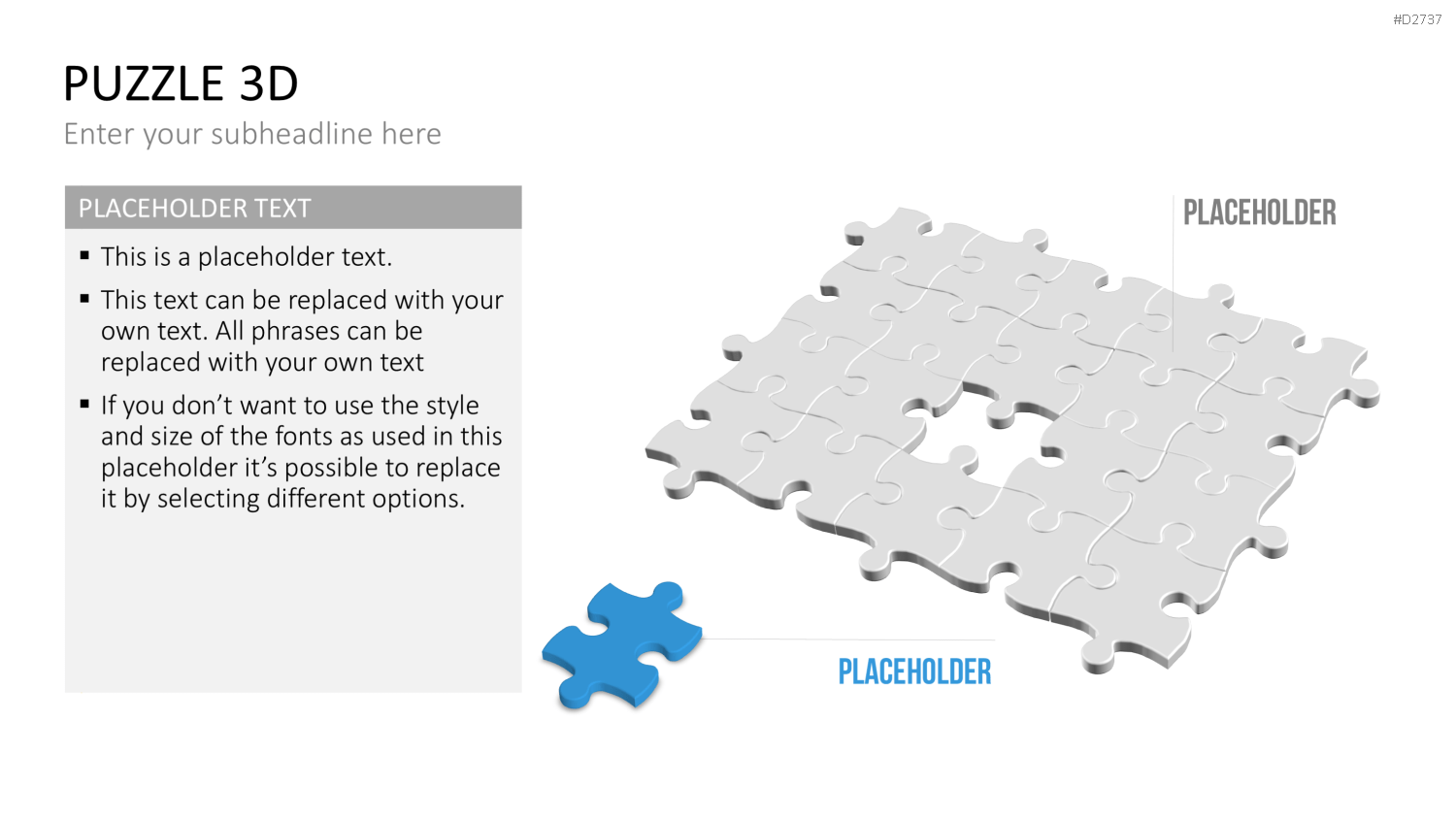 Puzzle - Toolbox 3D PowerPoint-Vorlage