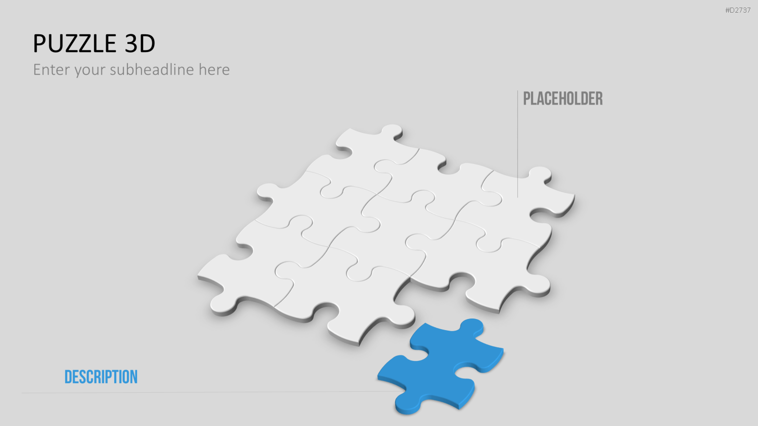 Puzzle - Toolbox 3D PowerPoint-Vorlage