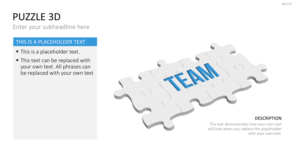 Puzzle - Toolbox 3D PowerPoint-Vorlage