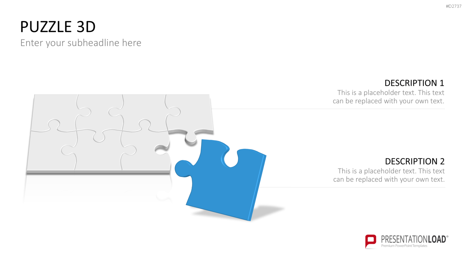 Puzzle - Toolbox 3D PowerPoint-Vorlage