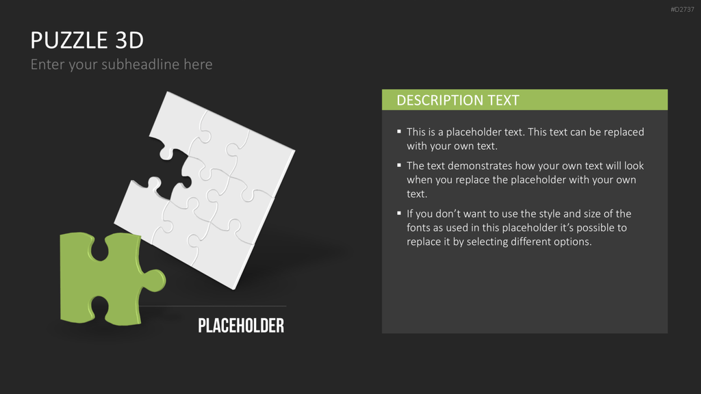Puzzle - Toolbox 3D PowerPoint-Vorlage
