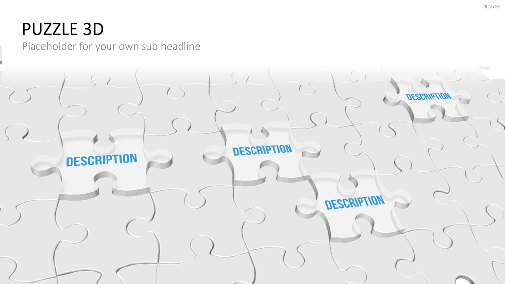 Puzzle - Toolbox 3D PowerPoint-Vorlage