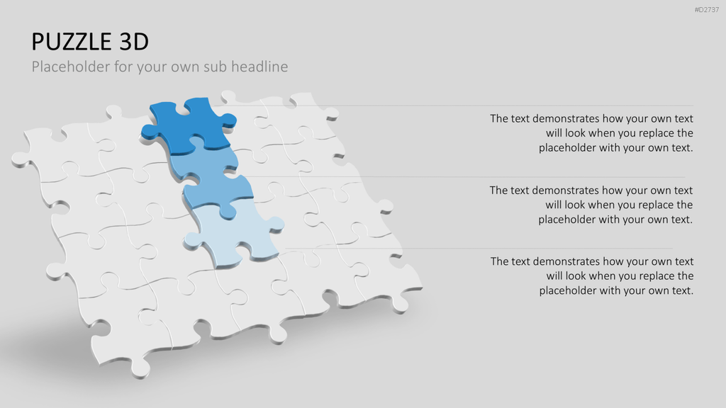 Puzzle - Toolbox 3D PowerPoint-Vorlage