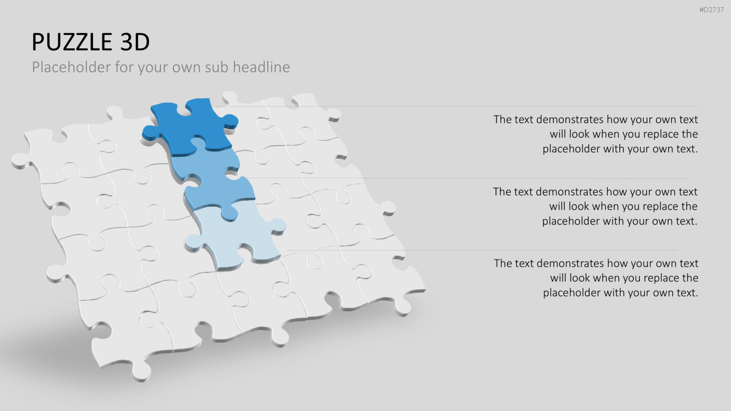 Puzzle - Toolbox 3D PowerPoint-Vorlage