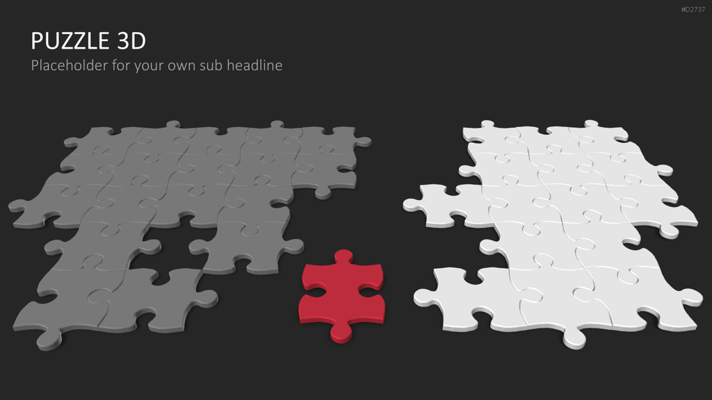 Puzzle - Toolbox 3D PowerPoint-Vorlage