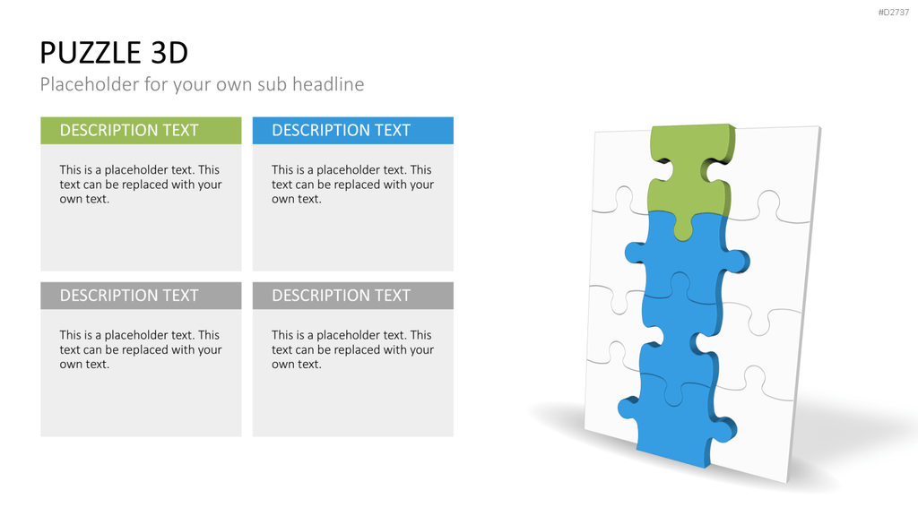 Puzzle - Toolbox 3D PowerPoint-Vorlage