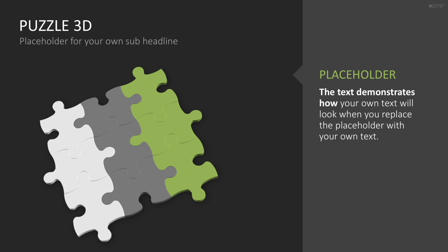 Puzzle - Toolbox 3D PowerPoint-Vorlage