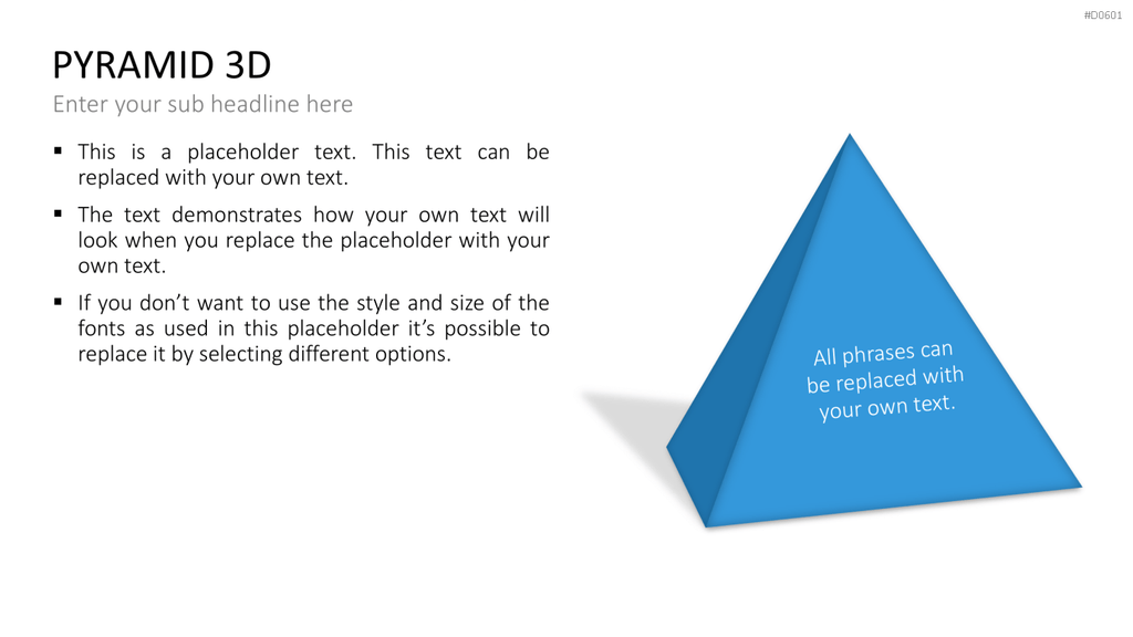 Pyramiden - 3D PowerPoint-Vorlage