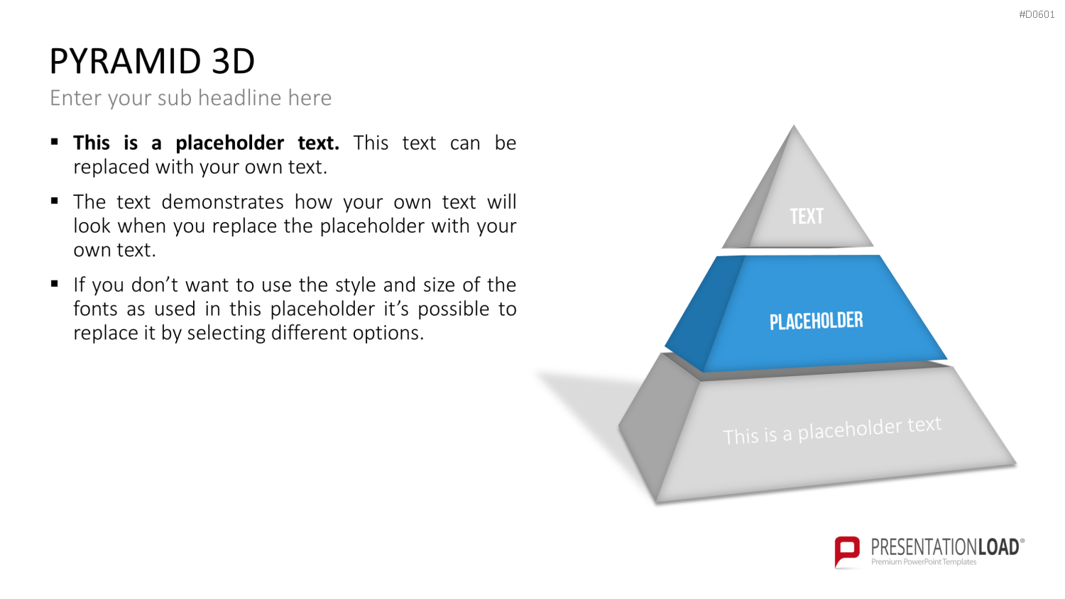 Pyramiden - 3D PowerPoint-Vorlage