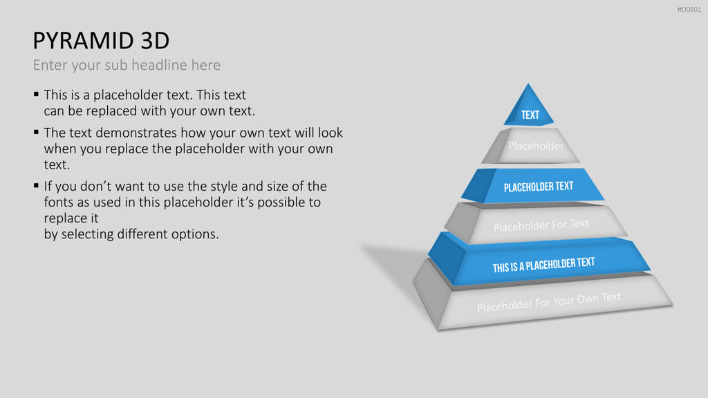 Pyramiden - 3D PowerPoint-Vorlage