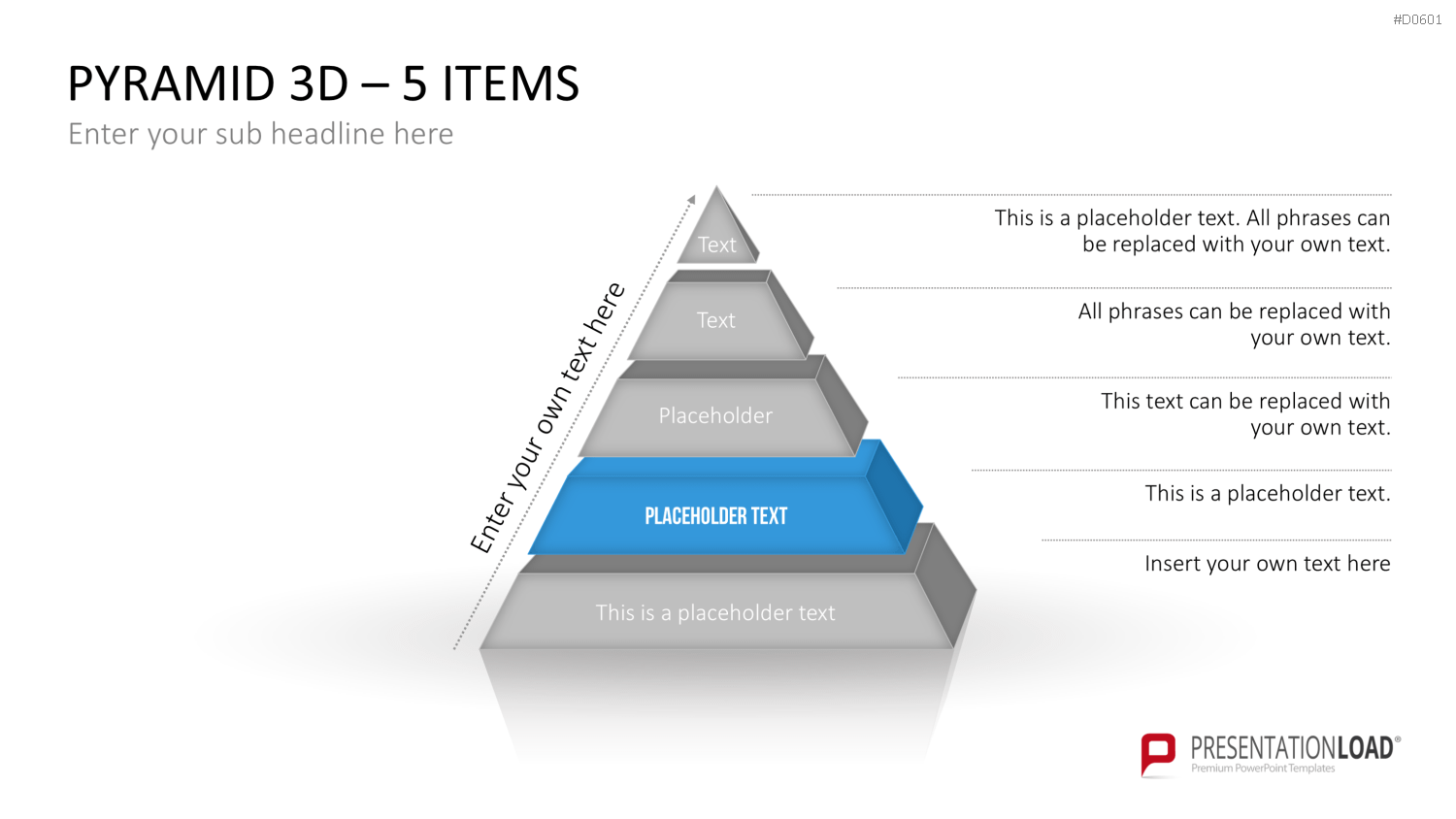 Pyramiden - 3D PowerPoint-Vorlage