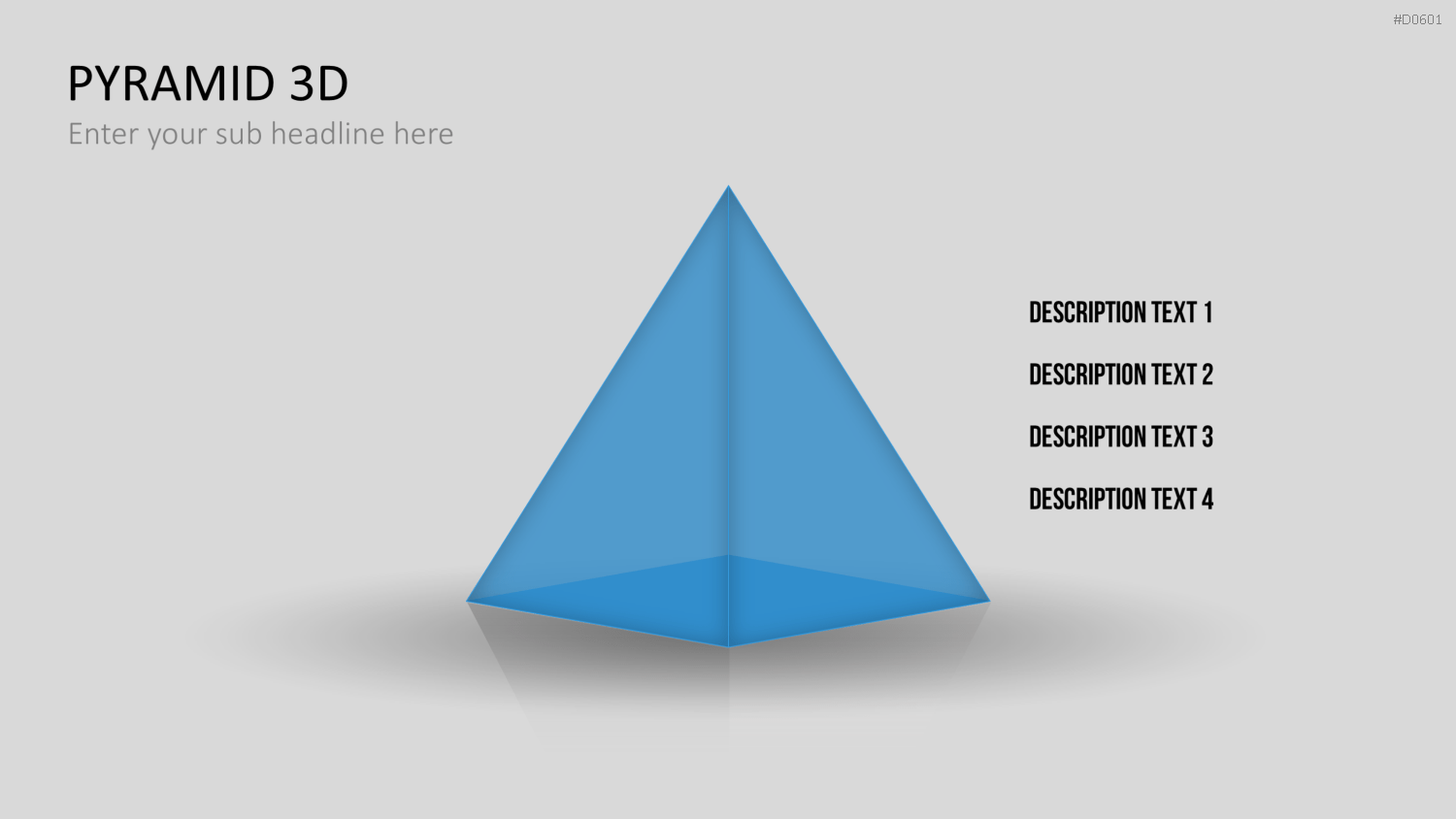 Pyramiden - 3D PowerPoint-Vorlage