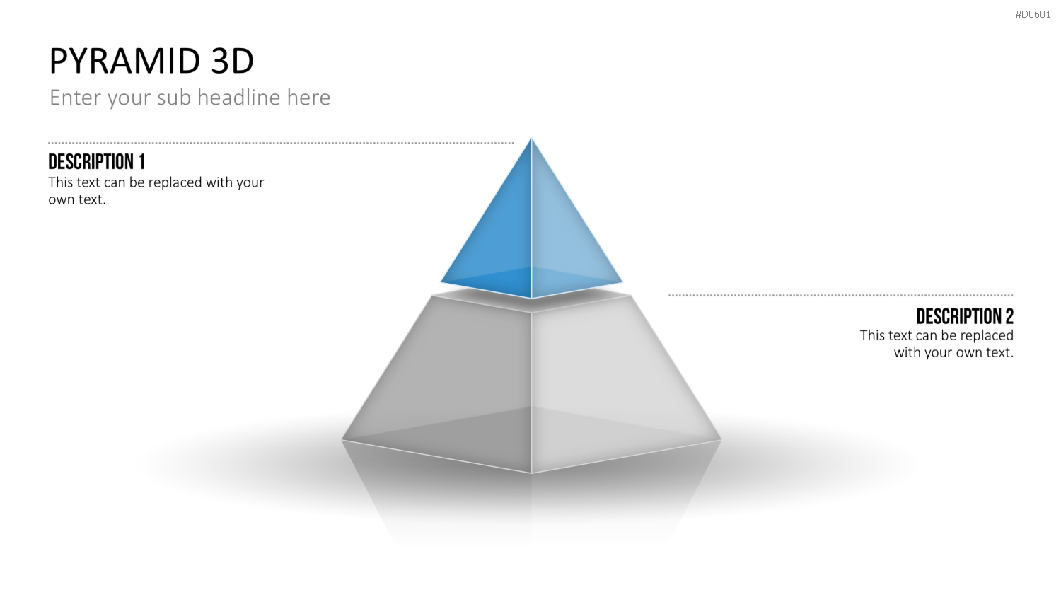 Pyramiden - 3D PowerPoint-Vorlage
