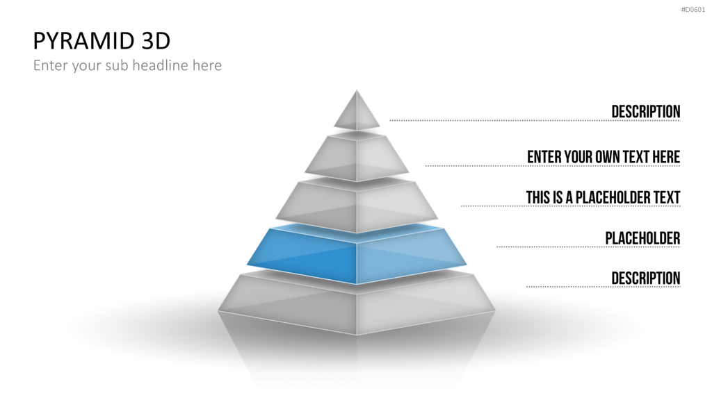 Pyramiden - 3D PowerPoint-Vorlage