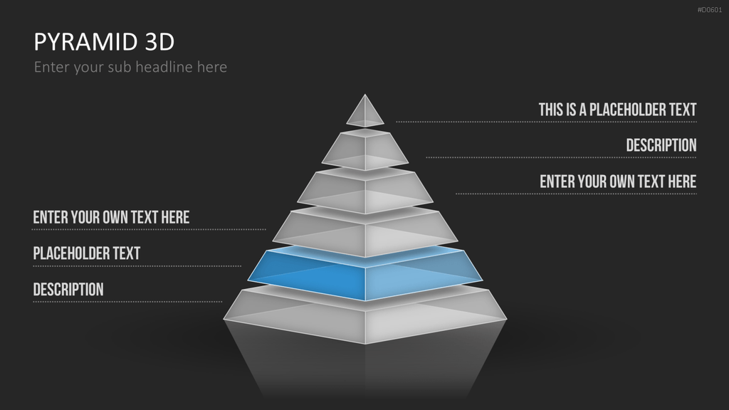 Pyramiden - 3D PowerPoint-Vorlage