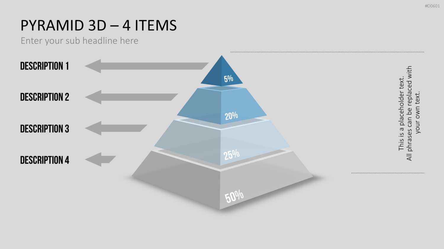 Pyramiden - 3D PowerPoint-Vorlage
