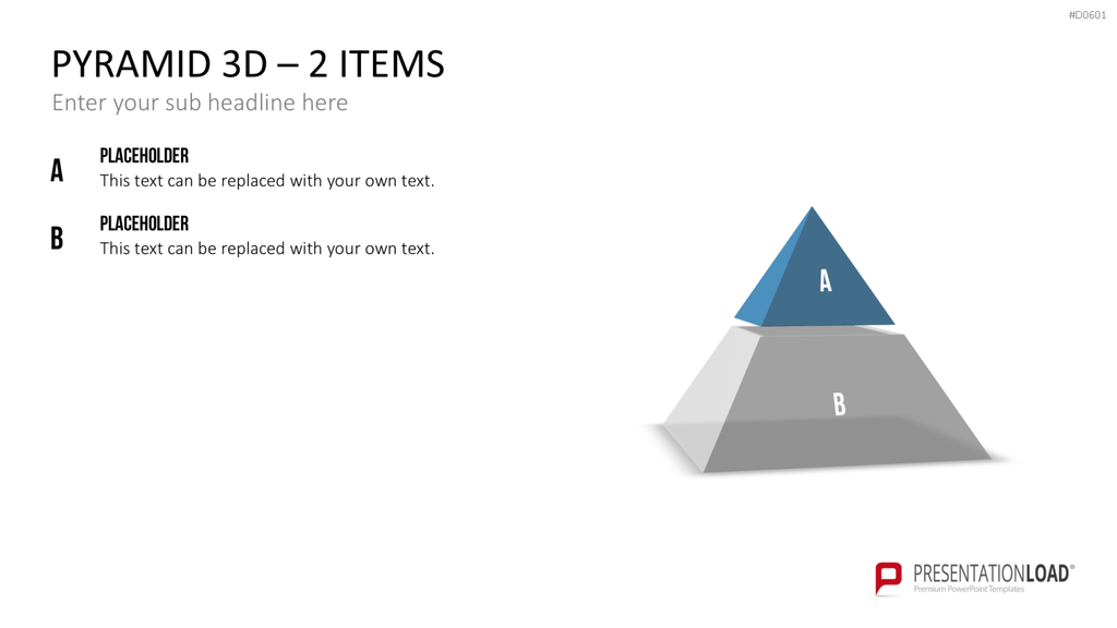 Pyramiden - 3D PowerPoint-Vorlage
