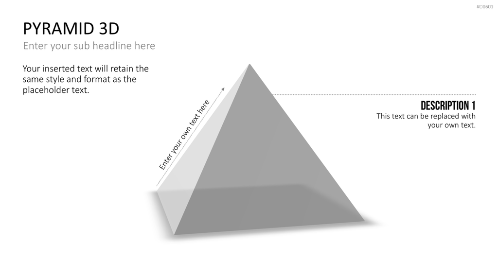 Pyramiden - 3D PowerPoint-Vorlage