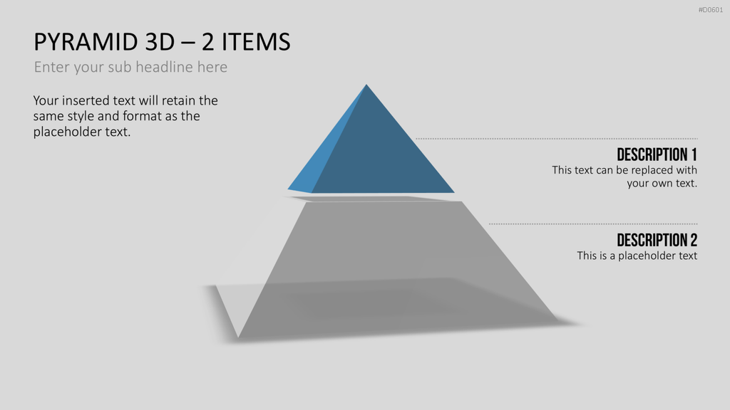 Pyramiden - 3D PowerPoint-Vorlage