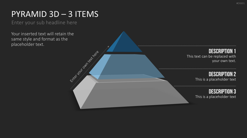 Pyramiden - 3D PowerPoint-Vorlage