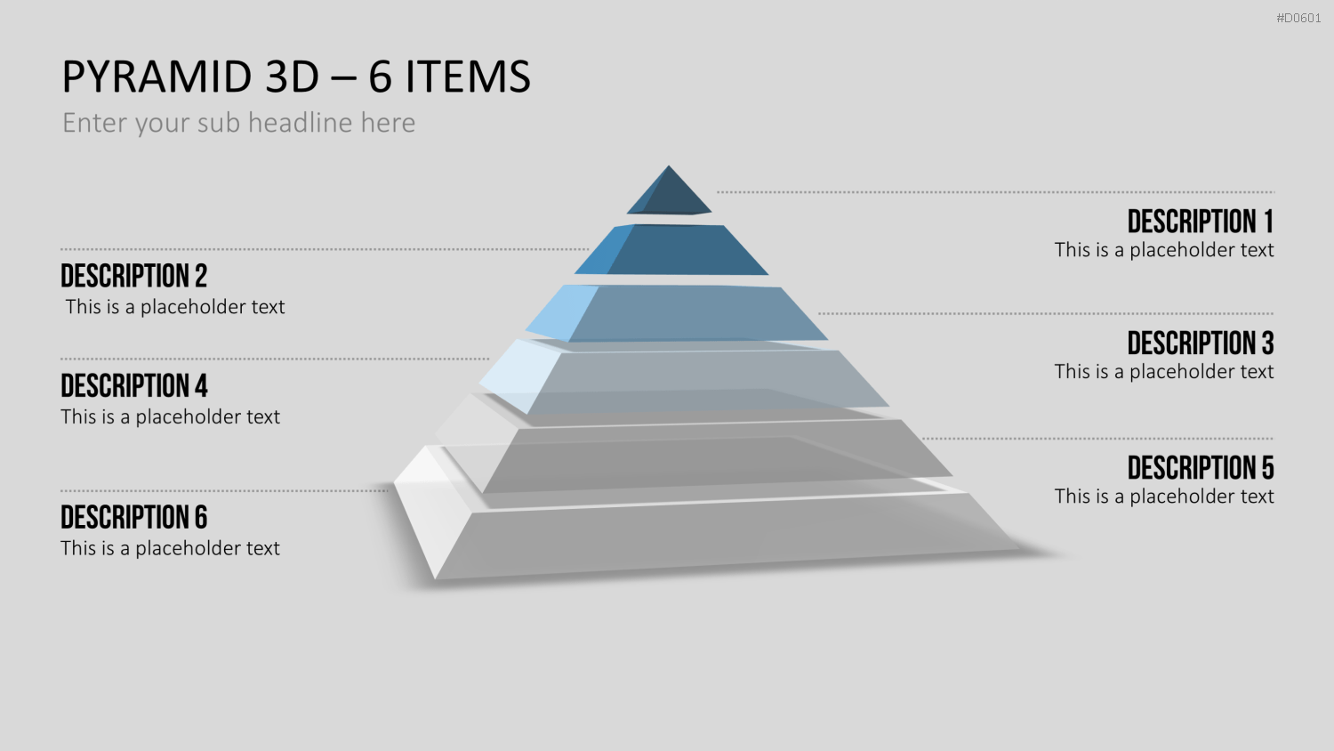 Pyramiden - 3D PowerPoint-Vorlage