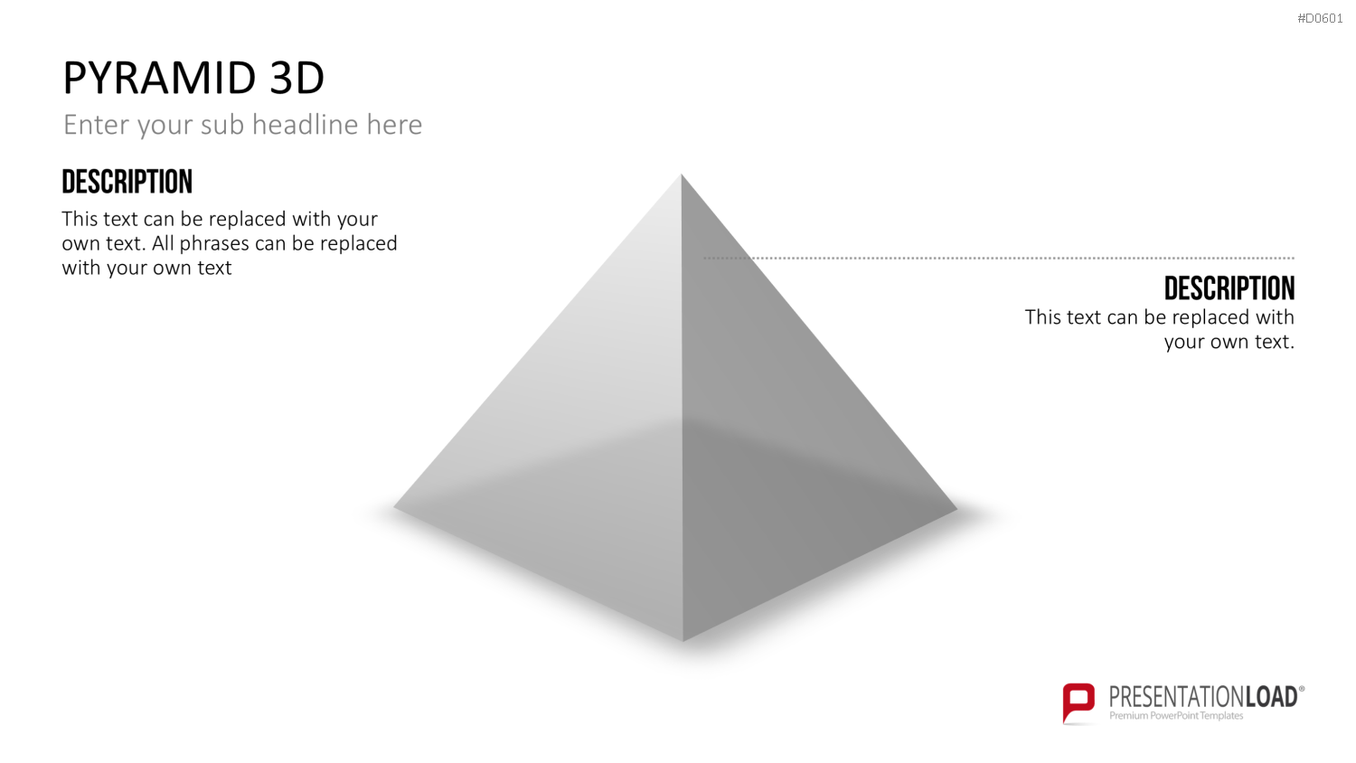Pyramiden - 3D PowerPoint-Vorlage