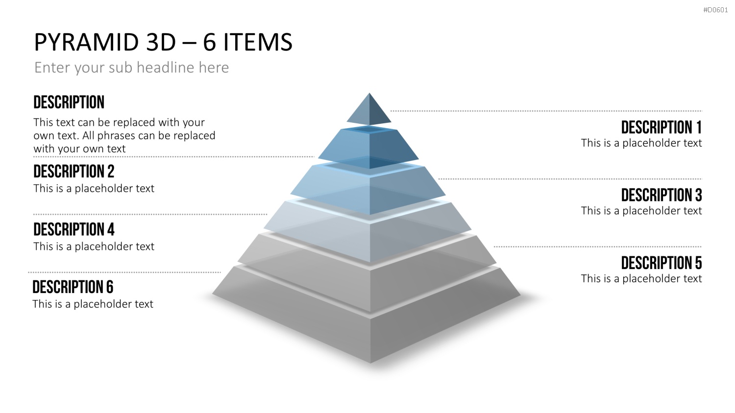 Pyramiden - 3D PowerPoint-Vorlage